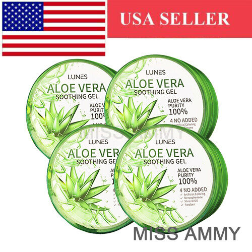 6 pcs set  Lunes 100% Aloe Vera Gel (Made in Korea)