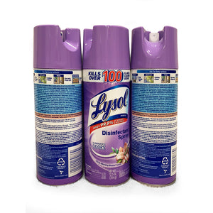 Lysol Disinfectant Spray 12.5OZ - Early Morning Breeze Scent - Pack of 3