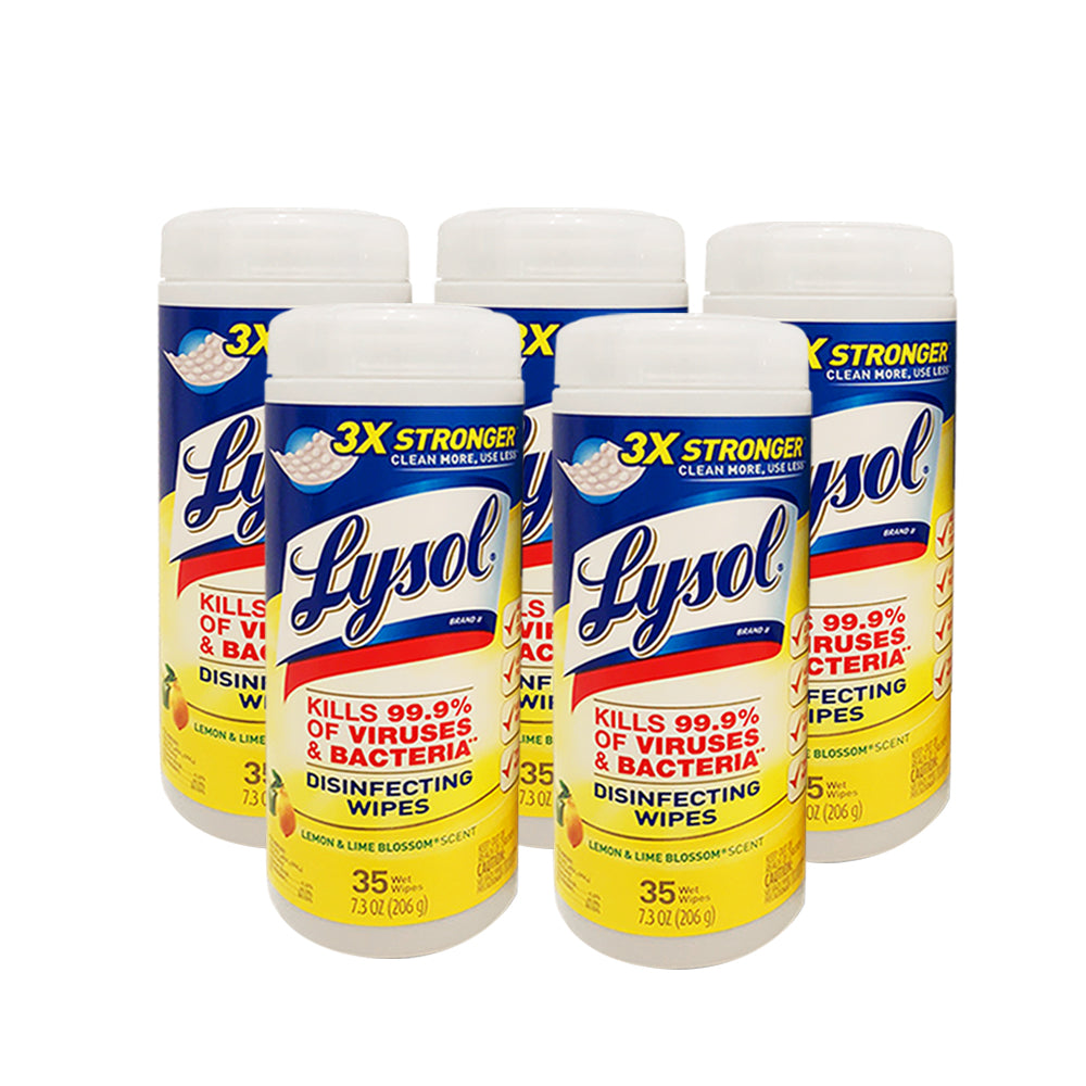 Lysol Wipes 35 count (Lemon Scent) – ProtectReady