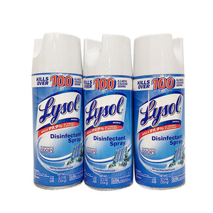 Lysol Disinfectant Spray 12.5OZ SW- Pack of 3