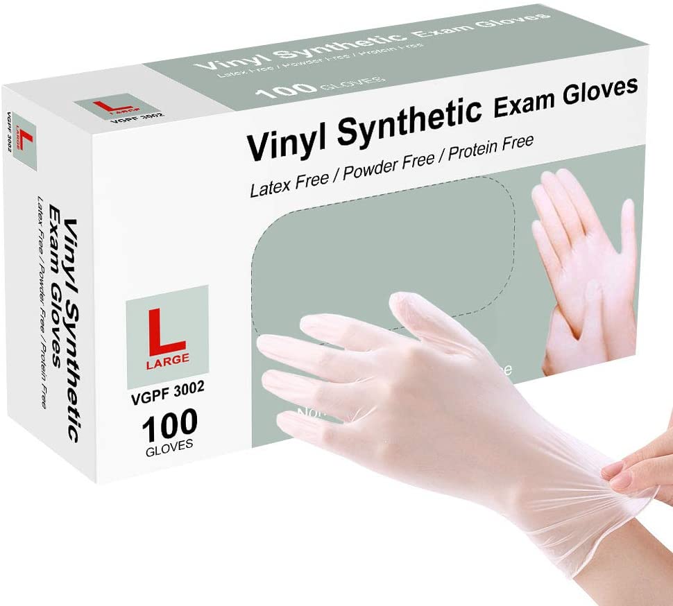 Basic™ Vinyl Gloves - 100Pcs