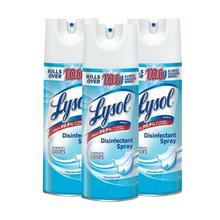 Load image into Gallery viewer, Lysol Disinfectant Spray 12.5OZ Crisp Linen Scent- Pack of 3
