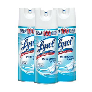 Lysol Disinfectant Spray 12.5OZ Crisp Linen Scent- Pack of 3